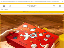 Tablet Screenshot of nz.loccitane.com