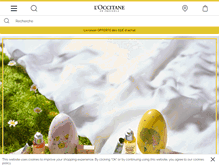 Tablet Screenshot of be.loccitane.com