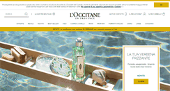 Desktop Screenshot of it.loccitane.com